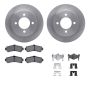 Dynamic Friction 6512-67267 Rotor Kit