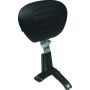 Mustang Motorcycle 79659 Mustang 97-07 Harley Electra Glide, Rd Glide Super Touring Deluxe Driver Backrest - Black