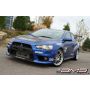 AMS AMS.04.09.0001-1 Performance 08-15 Mitsubishi EVO X Front Mount Intercooler w/Modular Cast End Tanks & Logo