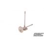 GSC Power Division 2256-01 GSC  P-D Audi DAZA 33.9mm Head STD 104mm Long Chrome Polished Intake Valve - Single
