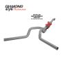 Diamond Eye Performance K4340A-RP Diamond Eye KIT 4in CB MFLR RPLCMENT PIPE DUAL AL: 03-07 FORD 6.0L F250/F350