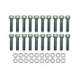 Moroso 68832 GM LT Valve Cover Stud Kit - Billet - 20 Pack