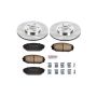 PowerStop KOE2299 OE Stock Replacement Low-Dust Ceramic Brake Pad and Rotor Kit