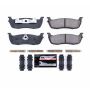 PowerStop Z23-711 PowerStop - Z23 Daily Driver Carbon-Fiber Ceramic Brake Pads with Hardware Kit