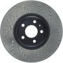 Stoptech 128.33136R Drilled Sport Brake Rotor