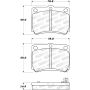 Stoptech 308.07330 Street Brake Pads