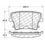 Stoptech 309.10570 Sport Brake Pads w/Shims and Hardware