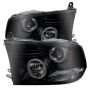 SPYDER 5078407 Projector Headlights - LED Halo - Black Smoke