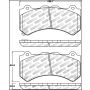 Stoptech 309.13820 Performance Brake Pads