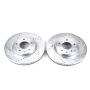 PowerStop AR8667XPR PowerStop Evolution Performance Drilled, Slotted & Plated Brake Rotor Pair