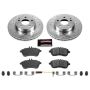 PowerStop K5790 Z23 Daily Driver Carbon-Fiber Ceramic Brake Pad and Drilled & Slotted Rotor Kit
