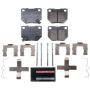 PowerStop Z23-461 PowerStop - Z23 Daily Driver Carbon-Fiber Ceramic Brake Pads with Hardware Kit