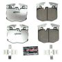 PowerStop Z26-1867 PowerStop - Z26 Performance Carbon-Fiber Ceramic Brake Pads with Hardware Kit