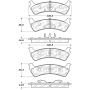 Stoptech 305.06670 Street Select Brake Pads