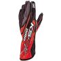 OMP KS-2 Art Gloves Black/Red - Size S