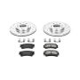 PowerStop K2448 Z23 Daily Driver Carbon-Fiber Ceramic Brake Pad and Drilled & Slotted Rotor Kit