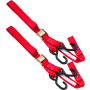 BikeMaster 100516 Tiedown 1-1/2 Integrated Softhook - Red