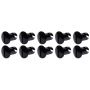 Ti22 PERFORMANCE TIP8102 Oval Head Dzus Buttons .500 Long 10 Pack Black
