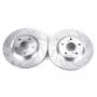 PowerStop JBR1127XPR PowerStop Evolution Performance Drilled, Slotted & Plated Brake Rotor Pair