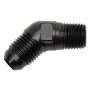 Russell Performance -4 AN to 1/8in NPT 45 Degree Flare to Pipe Adapter