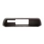 Omix Rear Bumper Hitch Fascia Black-15-21 Renegade