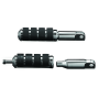 Kuryakyn 8064 Male Mount 2-1/2inch Footpeg Extension Chrome (Pair)