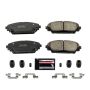 PowerStop Z23-1728 PowerStop - Z23 Daily Driver Carbon-Fiber Ceramic Brake Pads with Hardware Kit