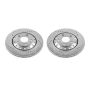 PowerStop EBR1010XPR PowerStop Evolution Performance Drilled, Slotted & Plated Brake Rotor Pair
