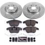 PowerStop K4700 Z23 Daily Driver Carbon-Fiber Ceramic Brake Pad and Drilled & Slotted Rotor Kit