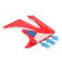 Cycra 1CYC-1886-33 09-13 Honda CRF250R-450R Powerflow Radiator Shrouds - Red