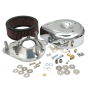 S&S Cycle 17-0399 84-92 BT/86-90 Sportster Models Teardrop Chrome Air Cleaner Cover for S&S Super E/G Carb