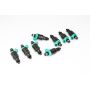 DeatschWerks Universal 350cc Low Impedance 11mm Upper Injector - Set of 8