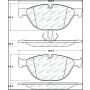 Stoptech 305.14090 11-13 BMW 535i Street Select Front Brake Pads