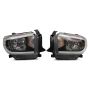 Raxiom TU16009 14-21 Toyota Tundra Axial Series Headlights w/ SEQL LED Bar- Blk Housing (Clear Lens)