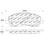 StopTech Performance 07-10 Jeep Compass/Patriot / 01-09 Mitsubishi Eclipse Front Brake Pads