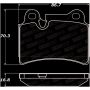 Stoptech 308.12770 Street Brake Pads