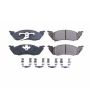 PowerStop 17-529 PowerStop - Z17 Low-Dust Ceramic Brake Pads with Hardware