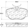 Stoptech 308.04930 Street Touring Brake Pads