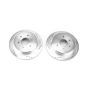 PowerStop JBR1753XPR PowerStop Evolution Performance Drilled, Slotted & Plated Brake Rotor Pair