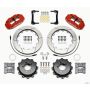 Wilwood 140-12871-R Narrow Superlite 4R Rear Kit 12.88in Red 2012-Up Toyota / Scion FRS w/Lines