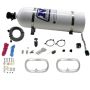 Nitrous Express 22200-15 DUAL NTERCOOLER RING SYSTEM (2 - 6 X 6 RINGS) WITH 15LB BOTTLE