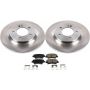 PowerStop KOE6985 OE Stock Replacement Low-Dust Ceramic Brake Pad and Rotor Kit