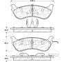 Stoptech 308.06740 Street Brake Pads