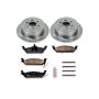 PowerStop KOE2192 OE Stock Replacement Low-Dust Ceramic Brake Pad and Rotor Kit