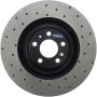 Stoptech 128.33095L Drilled Sport Brake Rotor