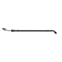 Goodridge HD1046-1CB-CL68 68in Universal Clutch Line w/Blk Zinc Fittings & Clear Hose - 45Deg Banjo w/20Deg 7/16 UNF
