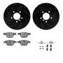 Dynamic Friction 8612-31076 Rotor Kit