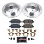 PowerStop K9134-26 Z26 Street Performance Ceramic Brake Pad and Drilled & Slotted Rotor Kit