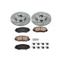 PowerStop KOE4669 OE Stock Replacement Low-Dust Ceramic Brake Pad and Rotor Kit
