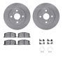 Dynamic Friction 6512-76197 Rotor Kit